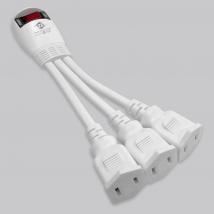 2P Interactive 3 outlets Extension Cord