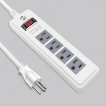 3P 4AC outlets Extension Cord