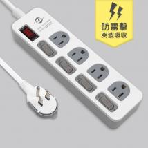 3P 4AC outlets Surge Protection Extension Cord