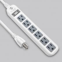 過載斷電1開6座電源延長線