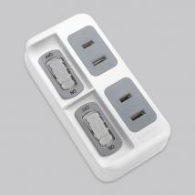 高負載分接式插座-2*2P 壁插