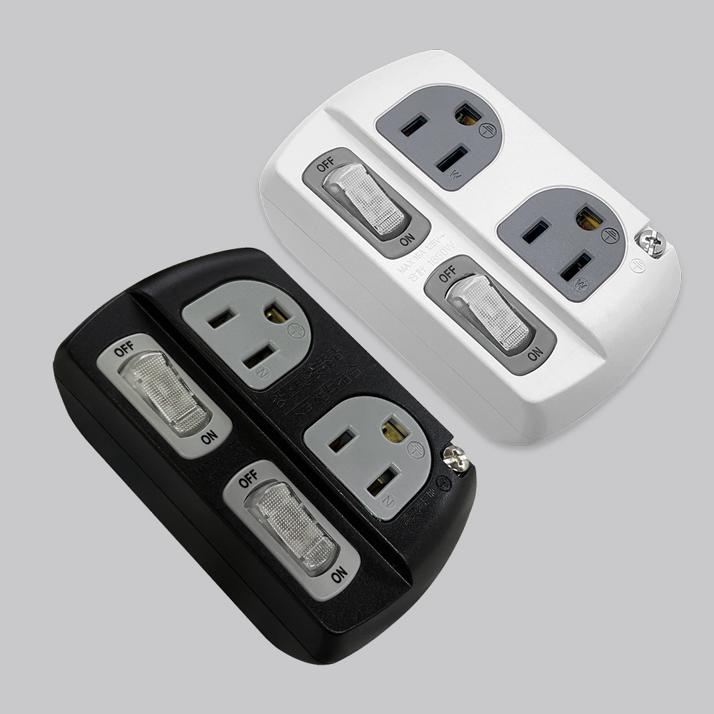 高負載分接式插座-2*2P 電腦壁插