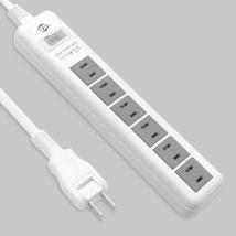 過載斷電1開6座電源延長線