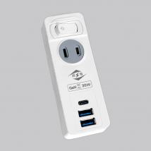 35W QC PD過載斷電分接式插座